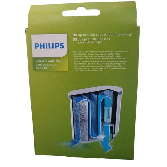 PHILIPS AquaClean Original Calc/Water Filter up to 5,000 cups Reduces Limescale - Picture 3 of 7